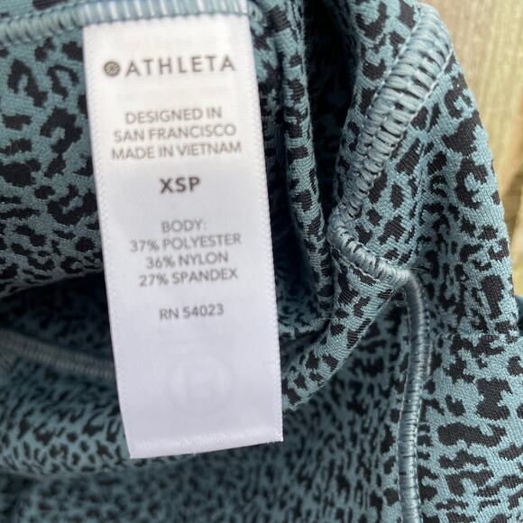 Athleta Salutation Stash II Textured Tight Womens Active Leggings XSP Petite NWT - Picture 8 of 10